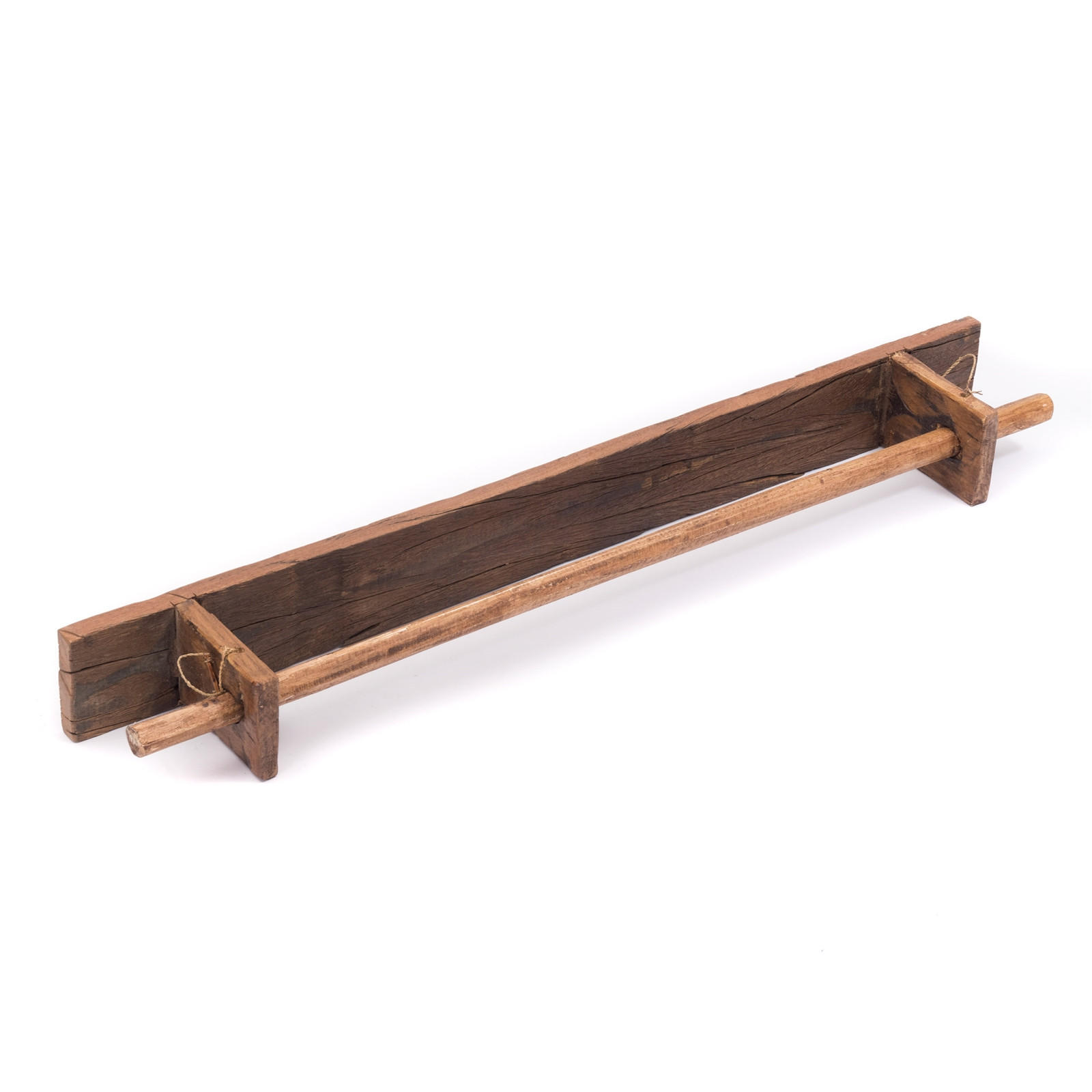 HANDTUCHHALTER Bano 100 Recyclingholz massiv naturfarben - Naturfarben, Holz (100/10/45cm) - CREEDWOOD