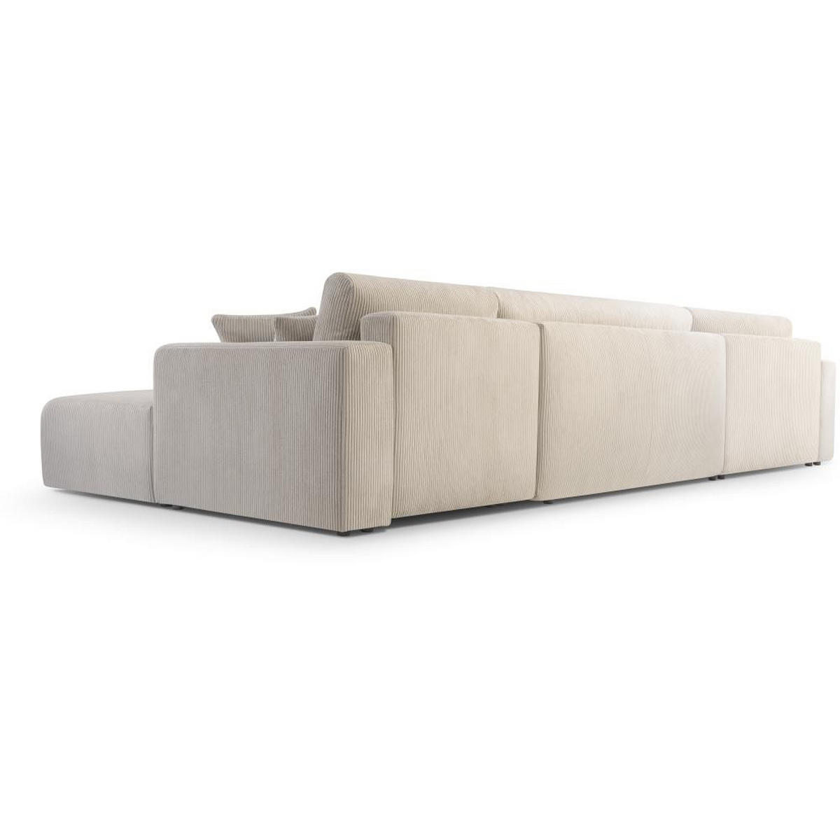 WOHNLANDSCHAFT Corso U 365 cm dunkelgrau - Dunkelgrau/Schwarz, Textil (364/84/187cm) - Beautysofa