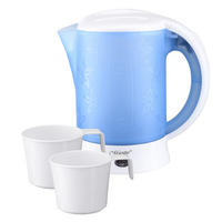 WASSERKOCHER ELEKTRISCH Hellblau 15.5/15.6/17.5 cm MR010 - Hellblau, Metall (15.6/17.5/15.5cm) - Maestro 