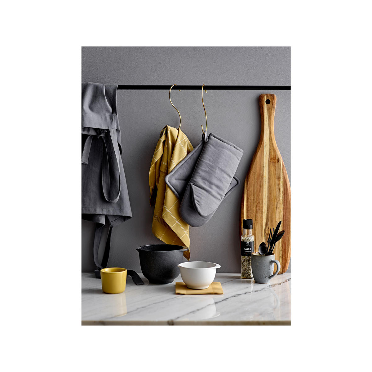 OFENHANDSCHUH 16x35 cm Soft 1 Stck. Grey - Grau, Textil (17/37cm) - Södahl