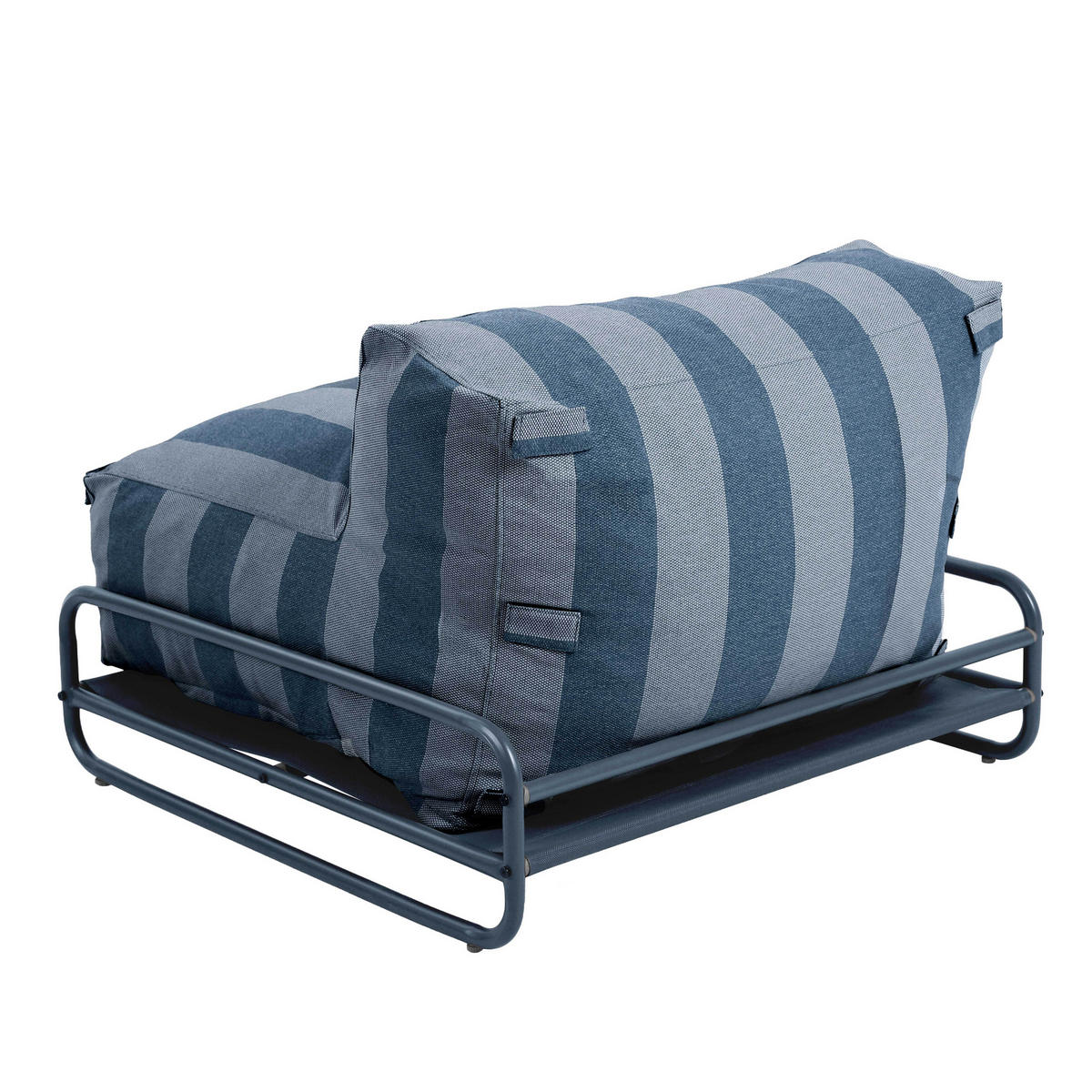 LOUNGESESSEL, pazifikblau - Blau, Textil (97/77/97cm) - Oviala