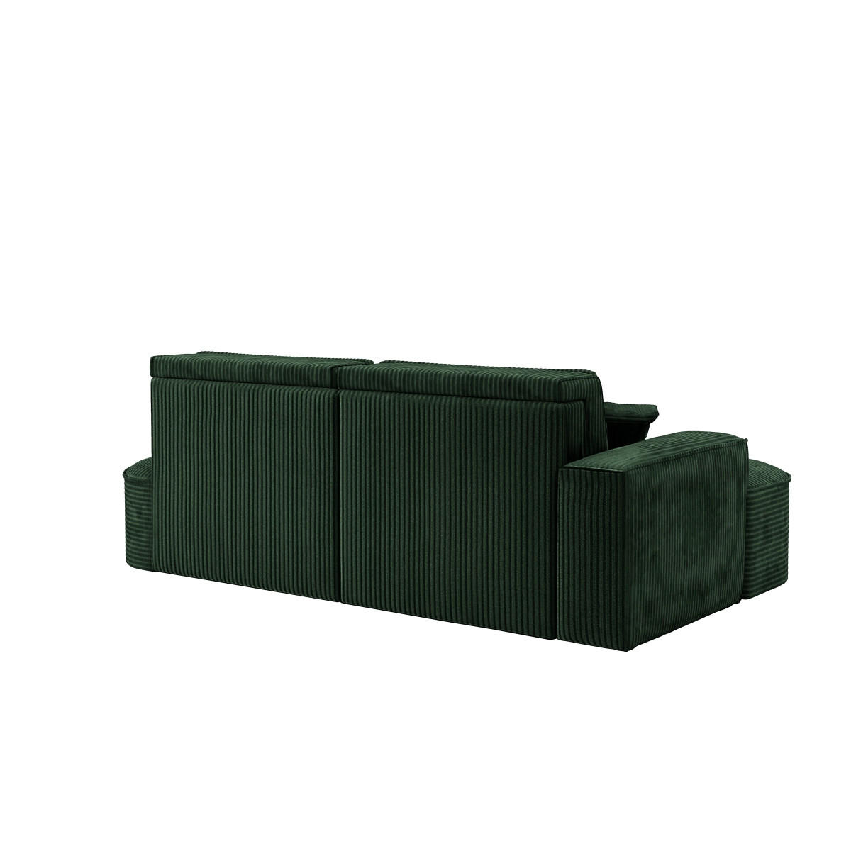 ECKSOFA Modena Pro - Komfort Und Stil Stoff Poso Grün Links - Grün, Holz (179/278cm) - Kaiser Möbel