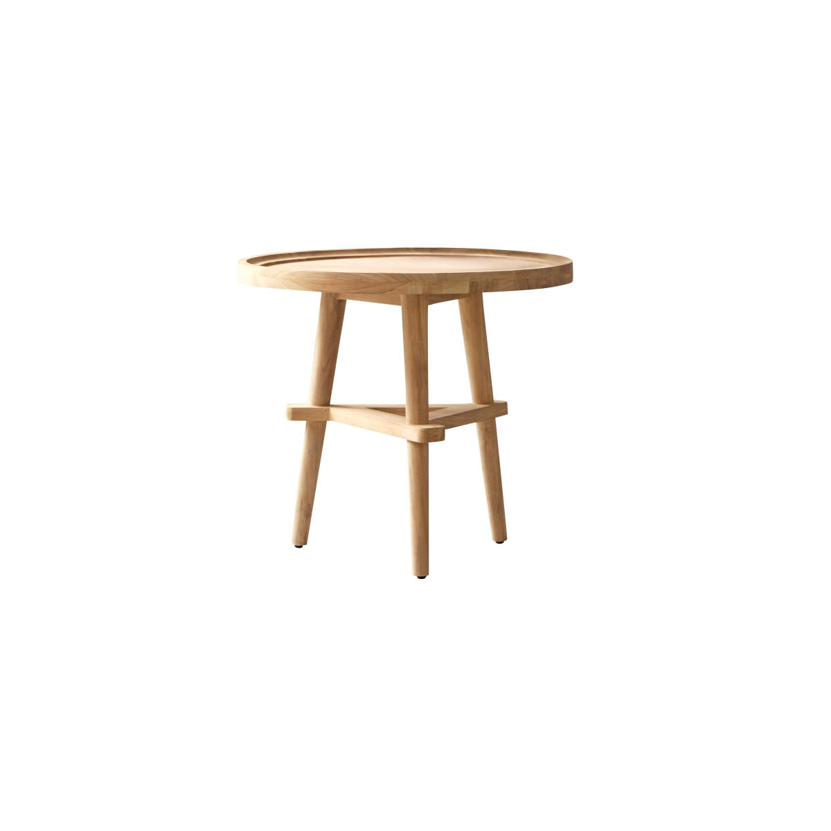 BEISTELLTISCH Paola Natur aus Teak - Naturfarben, Holz (60/60/52cm) - Tikamoon