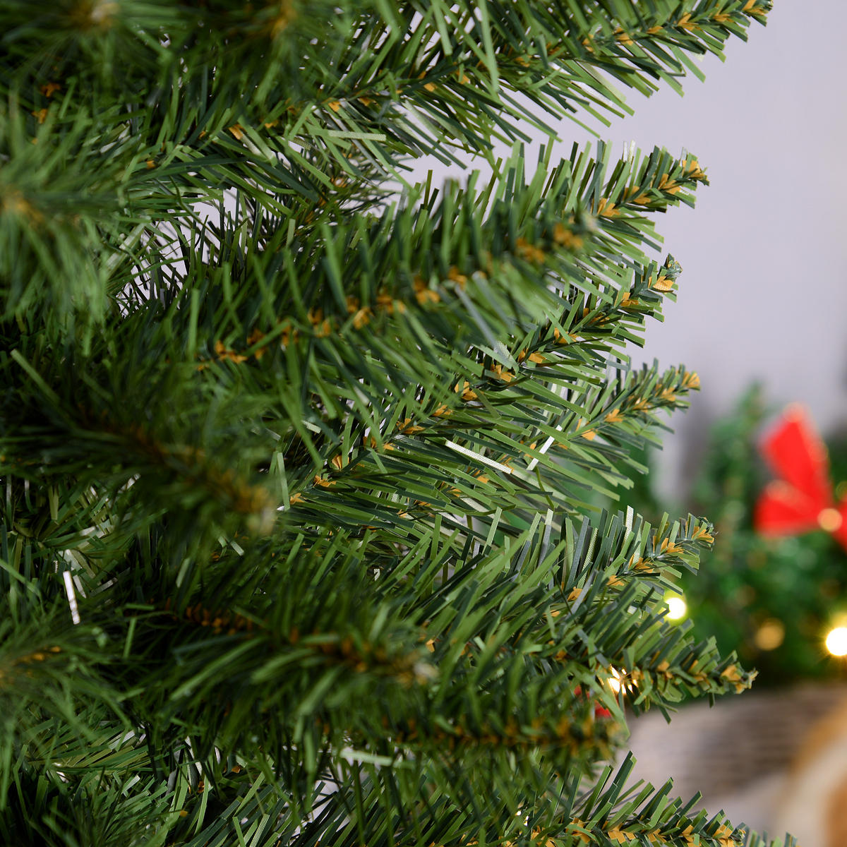 WEIHNACHTSBÄUME Grün 60.0/60.0/210.0cm - Grün, Kunststoff (210cm)