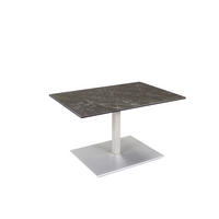 FUNKTIONSTISCH Cayla 90x60x47 höhenverstellbar Perlsilber/Keramik - Grau, Keramik (90/60/47cm) - 58aufmkessel