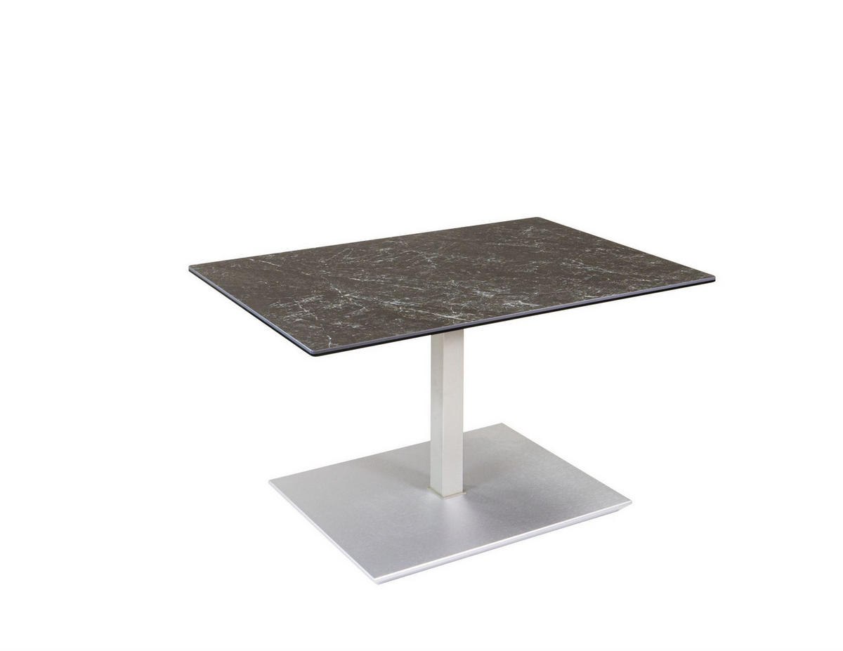 FUNKTIONSTISCH Cayla 90x60x47 höhenverstellbar Perlsilber/Keramik - Grau, Keramik (90/60/47cm) - 58aufmkessel