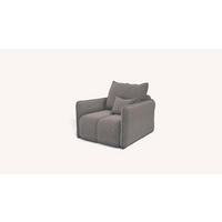 SESSEL Morgano - Beige, Holzwerkstoff/Textil (85/86/102cm) - Fun Möbel