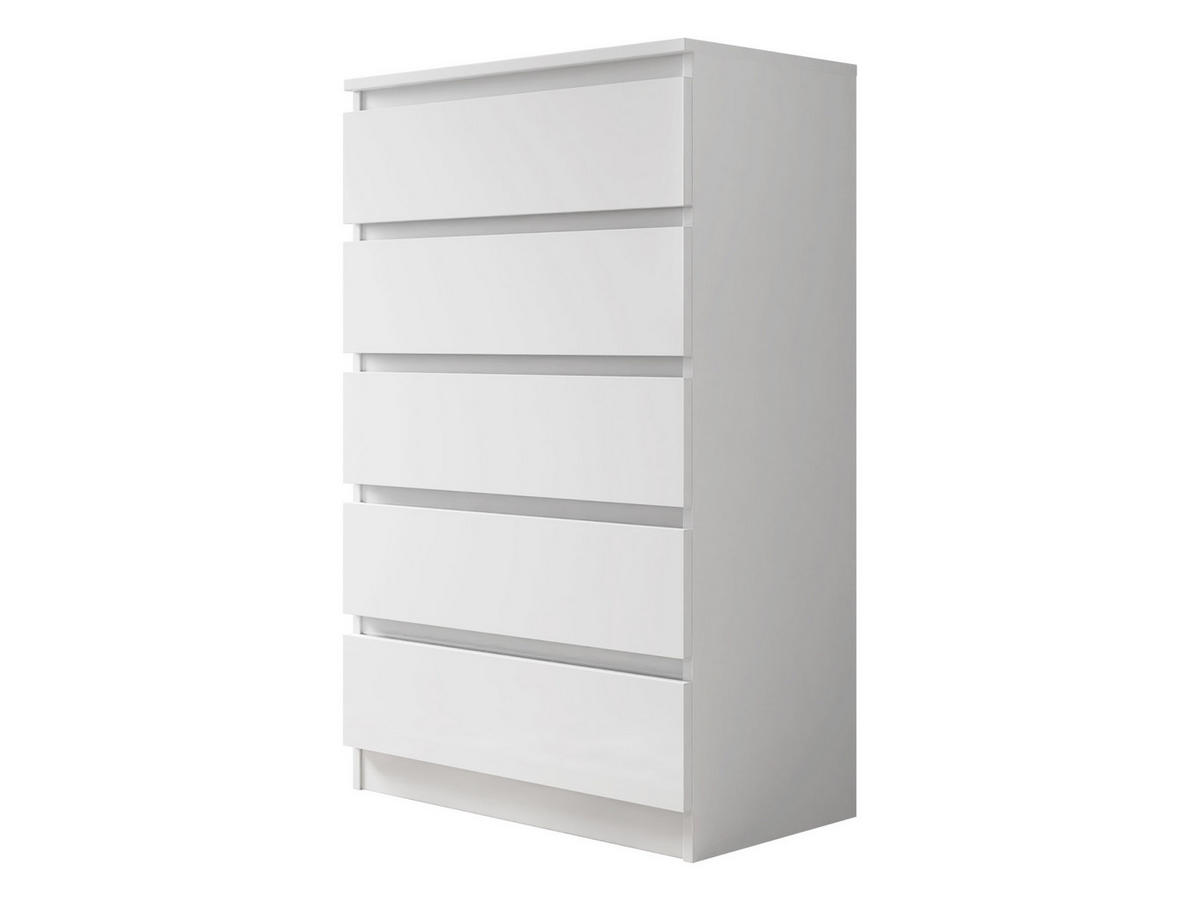 KOMMODE Malwa M5 - Weiß, Holzwerkstoff (70/112/40cm) - MIRJAN24