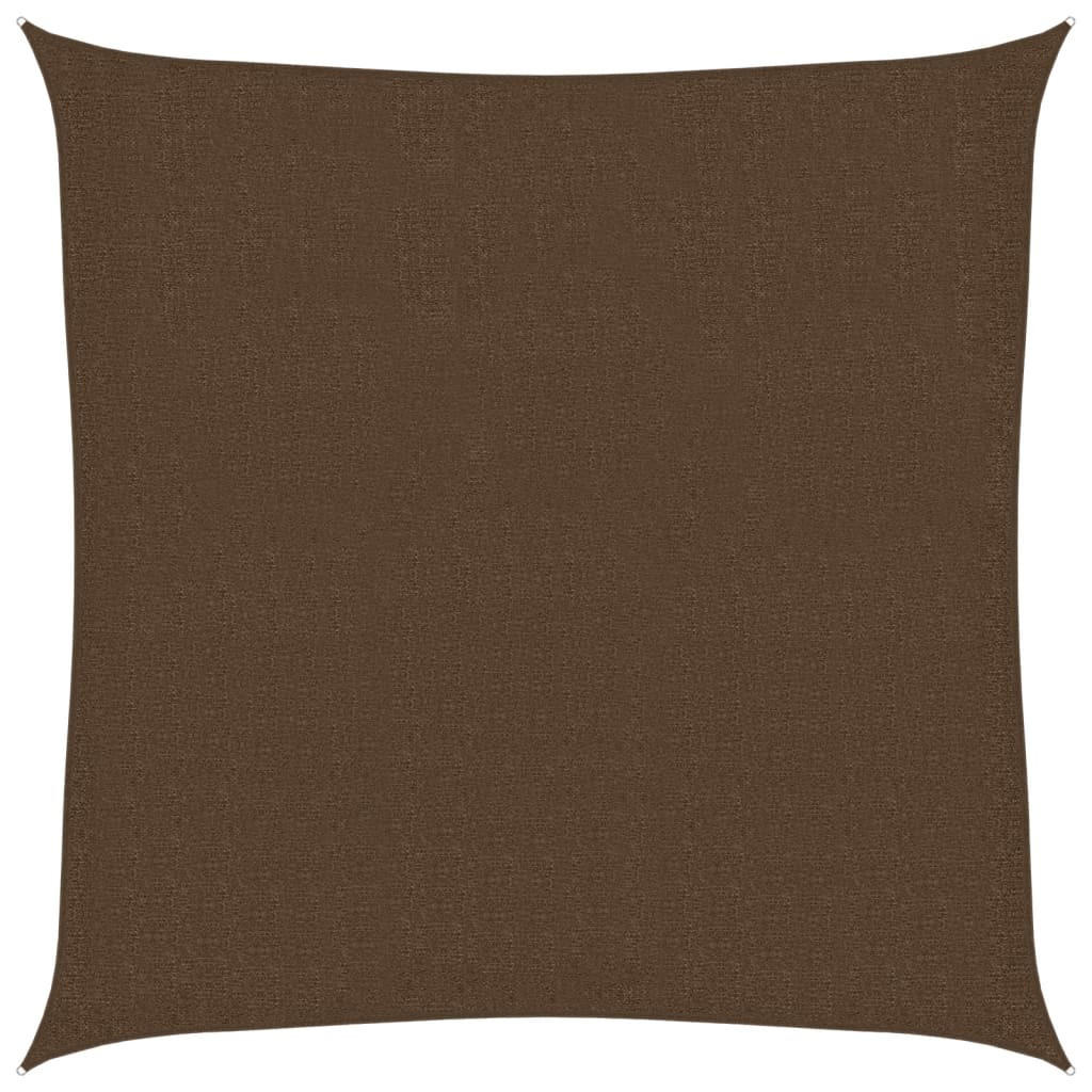 SONNENSEGEL 160 g/m² Braun 3x3 m HDPE - Braun, Textil (300/300cm) - furnicato