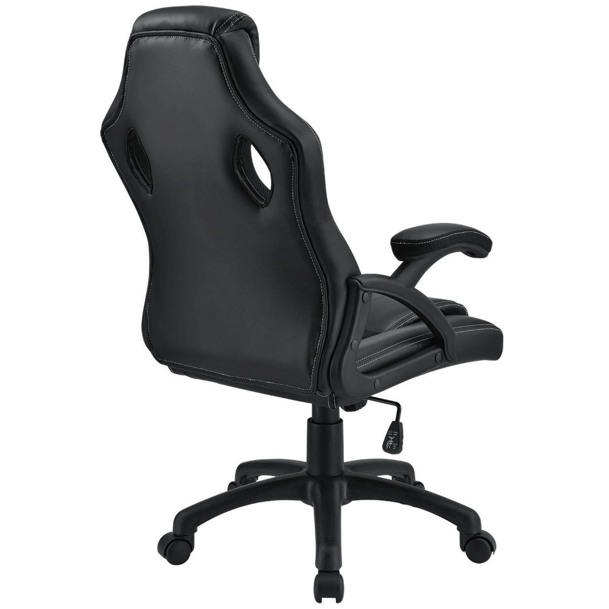 SCHREIBTISCHSTUHL Montreal Schwarz - Schwarz, Textil (47/111/52cm) - Juskys