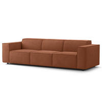3-SITZER SOFA - Braun, Textil (260/70/96cm) - home24