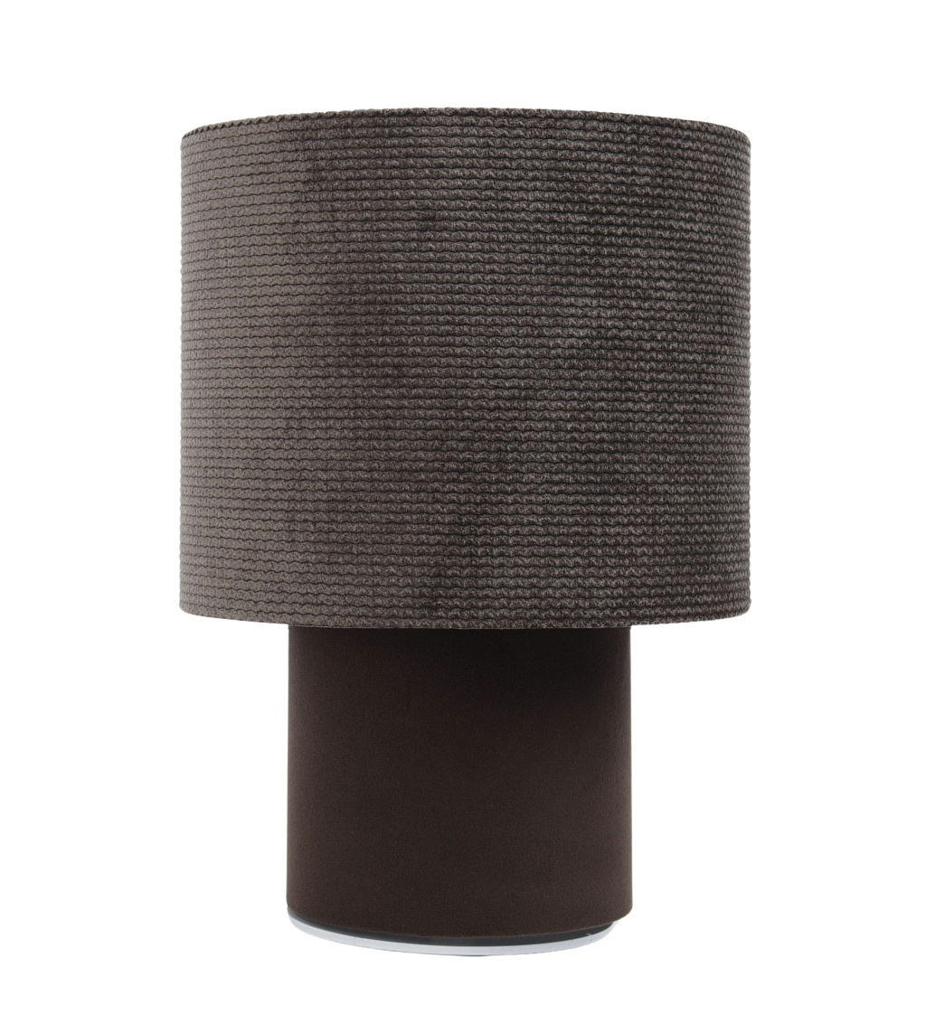 TISCHLAMPE Braun 20/17 cm - Braun, Kunststoff (17/0.7/17cm) - ONZENO