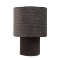 TISCHLAMPE Braun 20/17 cm - Braun, Kunststoff (17/0.7/17cm) - ONZENO