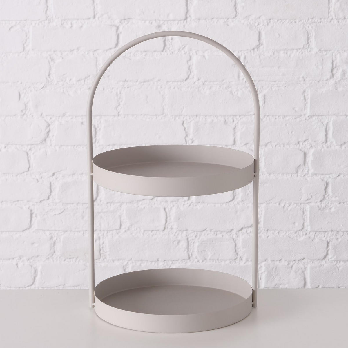ETAGERE aus Metall Joko Beige 27/26/44 cm - Beige, Metall (44cm) - Boltze Home