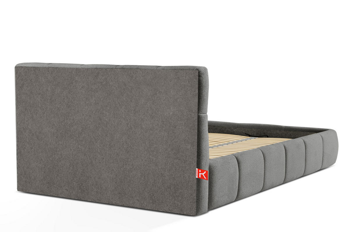 POLSTERBETT ALTOS, dunkelgrau - Dunkelgrau, Holz/Holzwerkstoff (160/200cm) - KONSIMO®