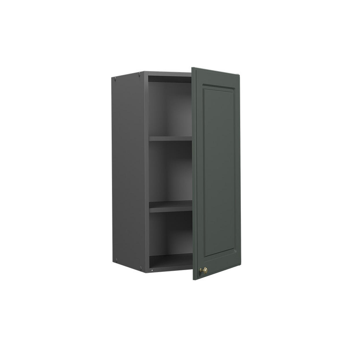 HÄNGESCHRANK Fame-Line Grün-Gold Landhaus 40 cm - Anthrazit/Grün, Holzwerkstoff (40/72/34.1cm) - Vicco