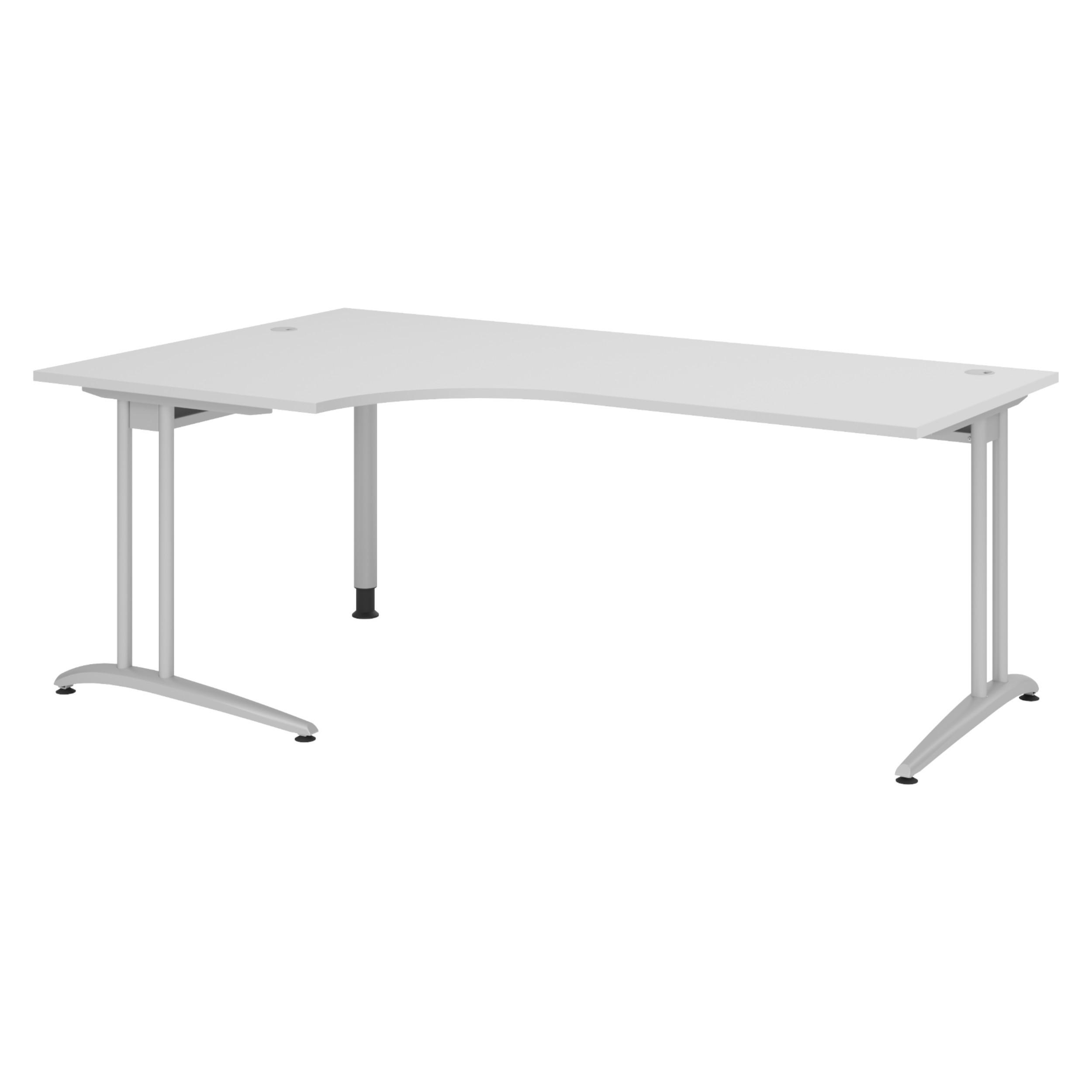 SCHREIBTISCH Serie-B 120/200/72 cm in Grau - Grau, Holzwerkstoff (120/200/72cm) - bümö