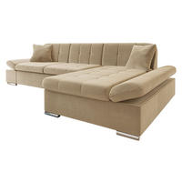 ECKSOFA Malwi Premiumi, Seite: Rechts - Beige, Holz/Textil (278/161cm) - MIRJAN24