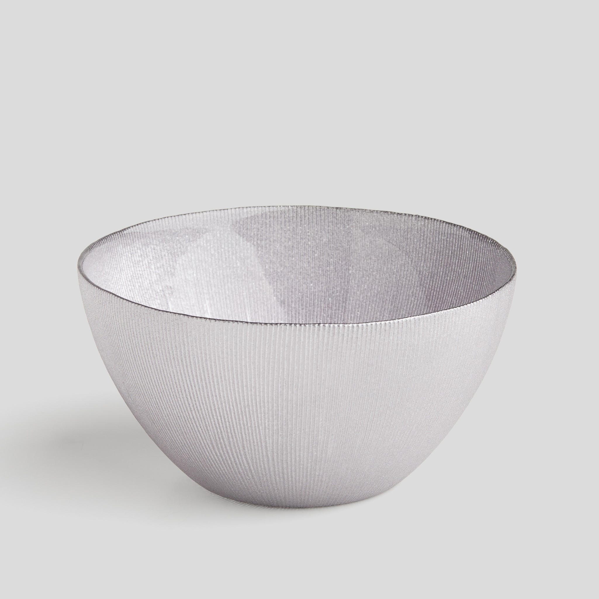 DEKORATIVE SCHALE Danielle - Silberfarben, Glas (23/12cm) - home&you