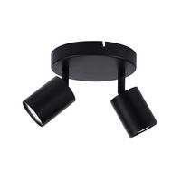 STRAHLER Bayreuth 2-flammig 15/15/14.4 cm - Schwarz, Metall (15/15/14.4cm) - Nettlife