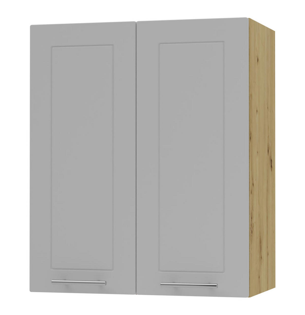 KÜCHENHÄNGESCHRANK Kvantum W3/60 Dust Grey Matt / Eiche Artisan Matt 60 / 32,5 / 72cm - Eiche Artisan/Grau, Holz/Holzwerkstoff (60/72/32.5cm) - Feldmann-Wohnen