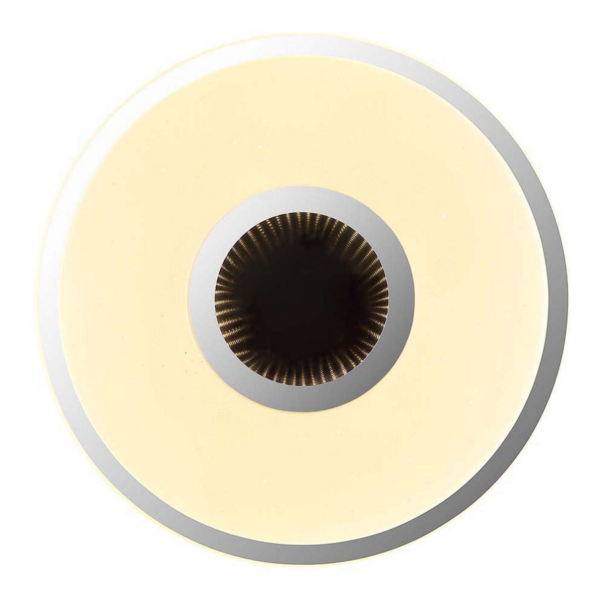 LED DECKENLEUCHTE Metall Weiß - Weiß, Metall (38/38/6.5cm) - Globo Lighting