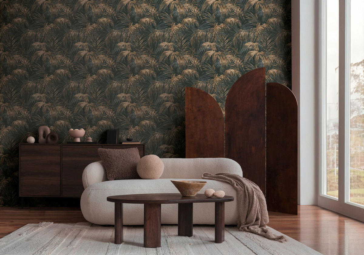 VLIESTAPETE Schwarz 53/1005 cm - Schwarz, Textil (53/1cm) - KUNSTLOFT