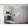 WINCKELKÜCHE 330 × 210 cm Sorento K52-M330 - Beige/Weiß, Holz/Metall (330/212/210cm)