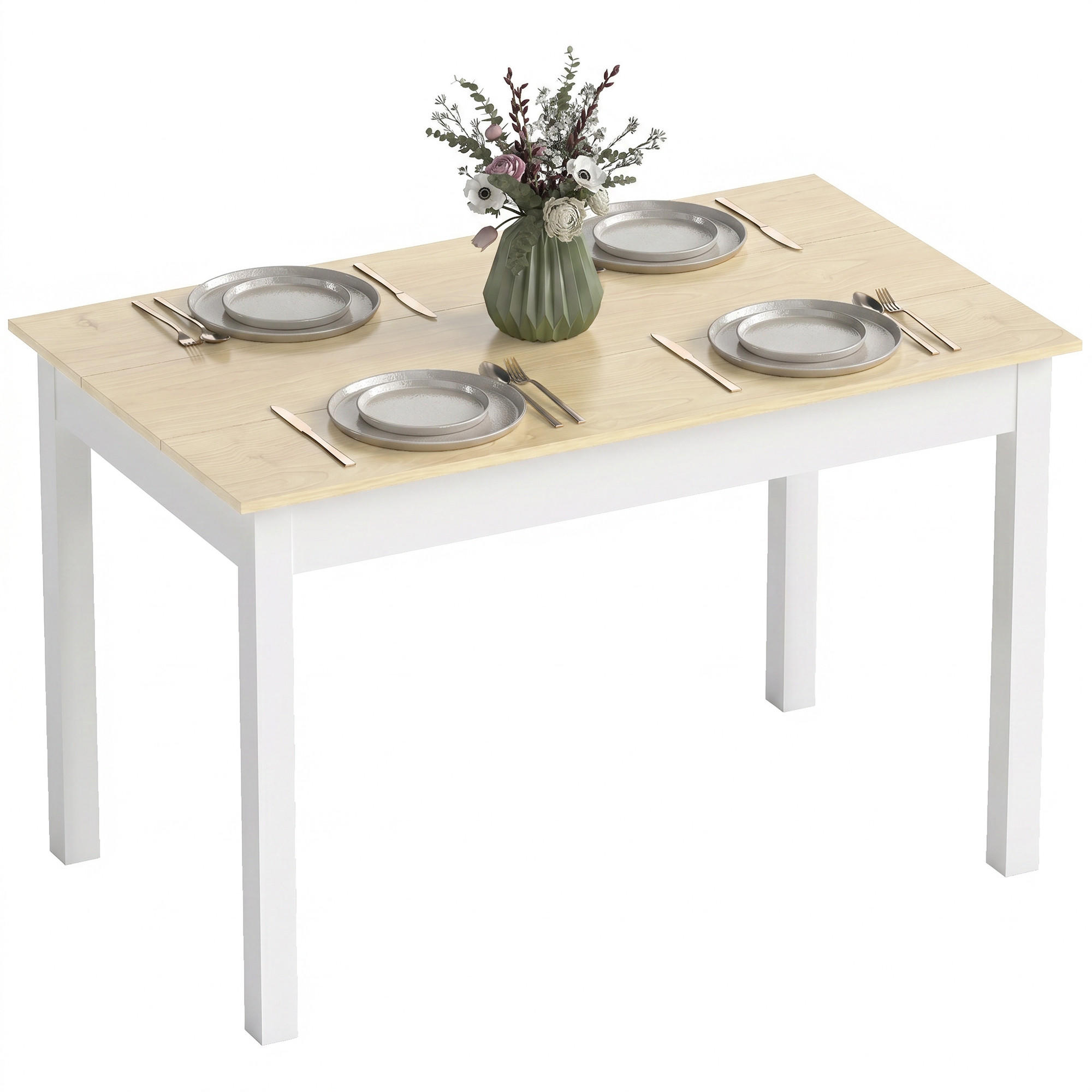 ZMH Esstisch Braun 70x75x119 cm