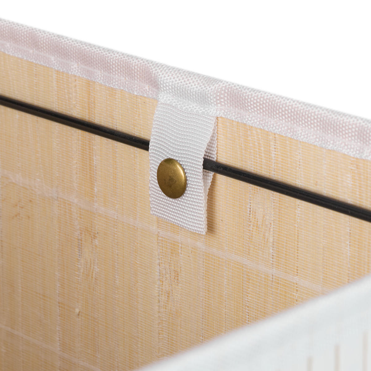 SADA úložných košů - různobarevná, kov/dřevo (31/20/31cm) - Relaxdays