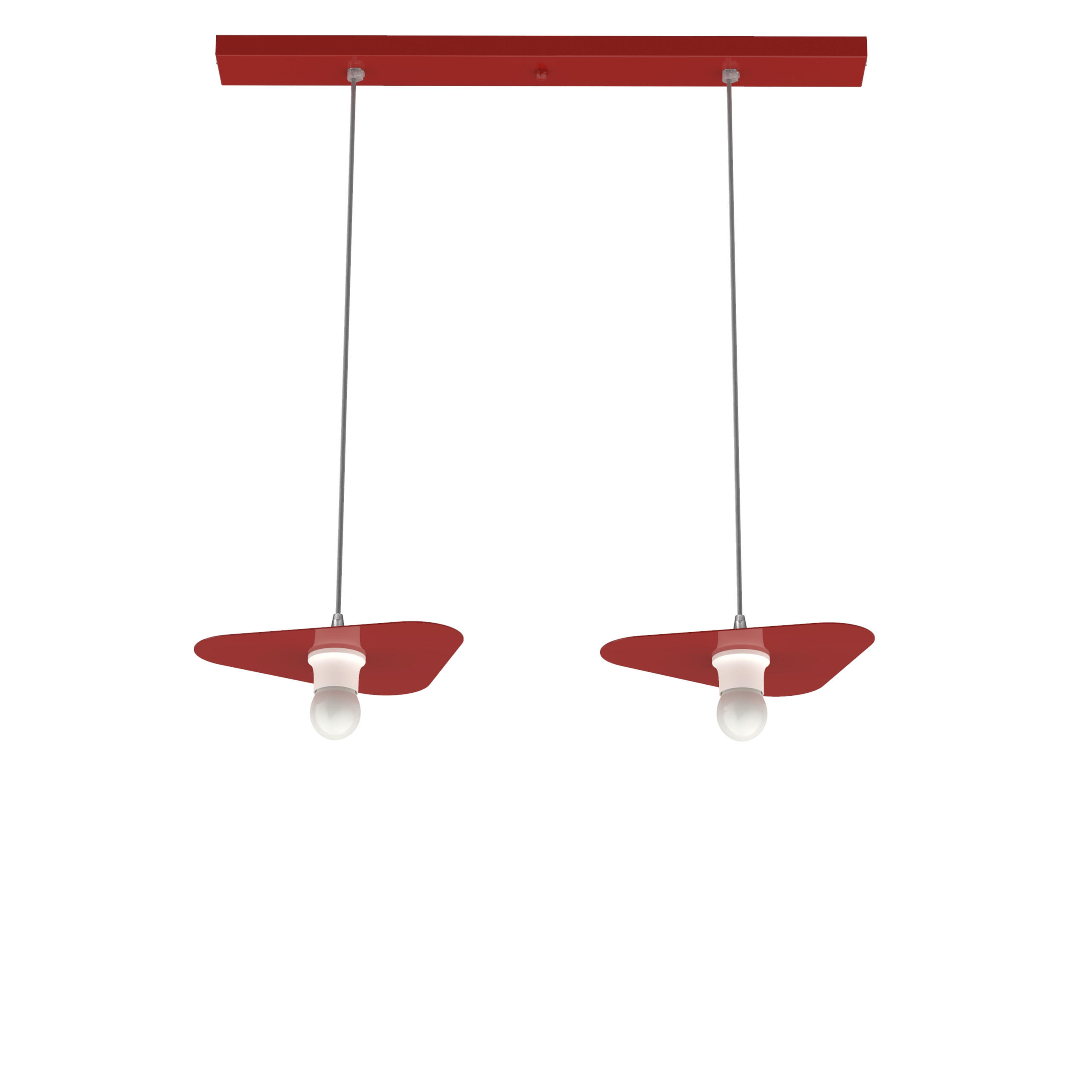 Lumicom Hängeleuchte Rot 30x7x25 cm