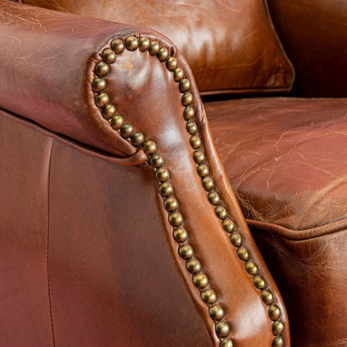 LEDERSESSEL in Schokoladenfarbe - kansas 73/75/74 cm - Braun, Textil (75/74/24cm) - Signature