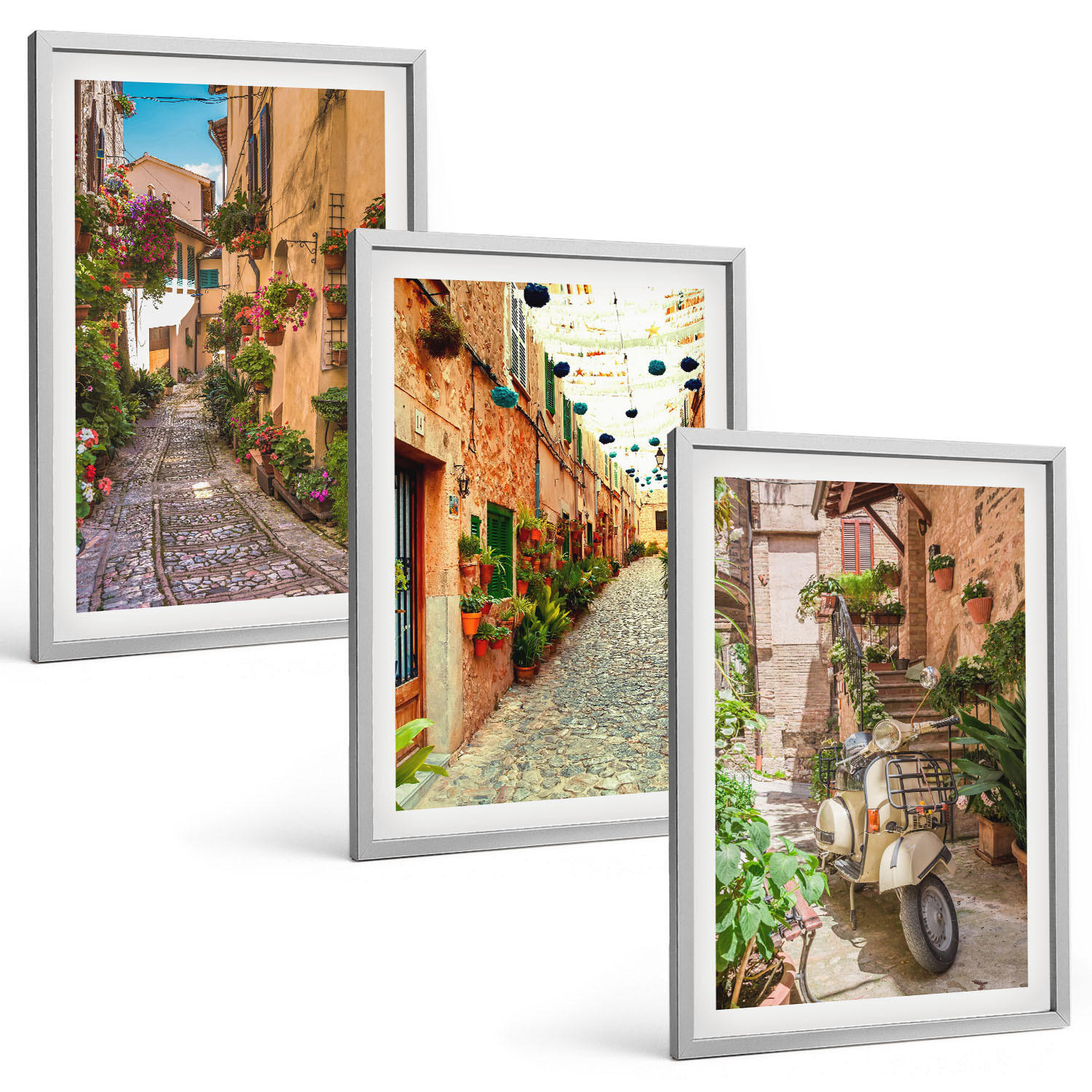 Tulup Bilder Silber 40x60 cm