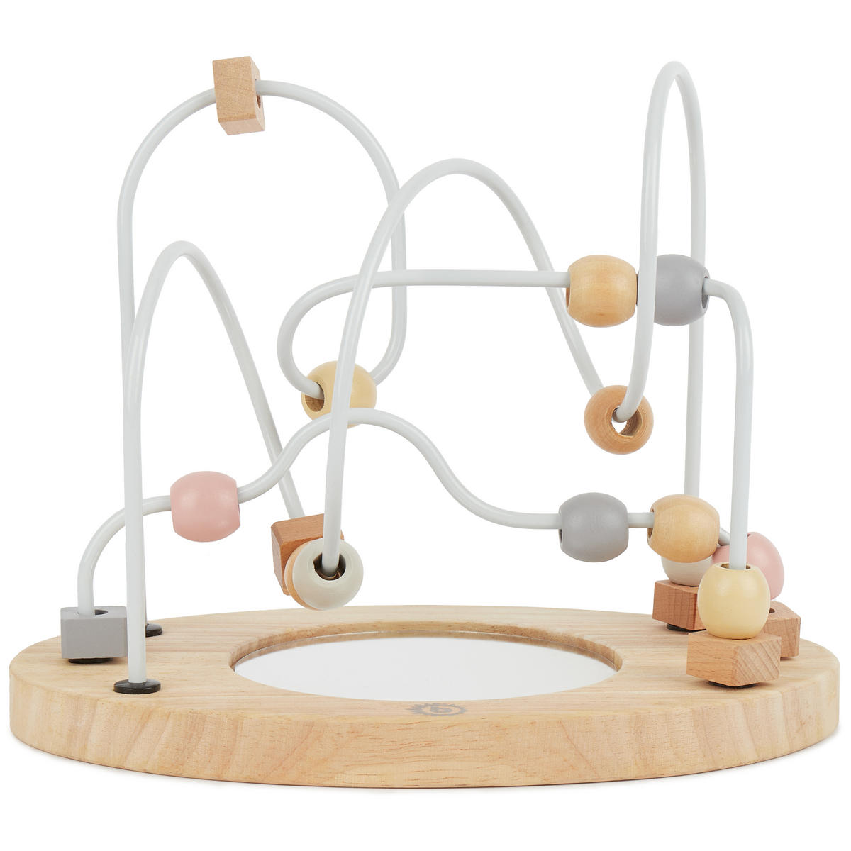 MOTORIKSCHLEIFE mit Spiegel - ab 12 Mona - Multicolor, Holz (17/25cm) - Bieco Spielwaren