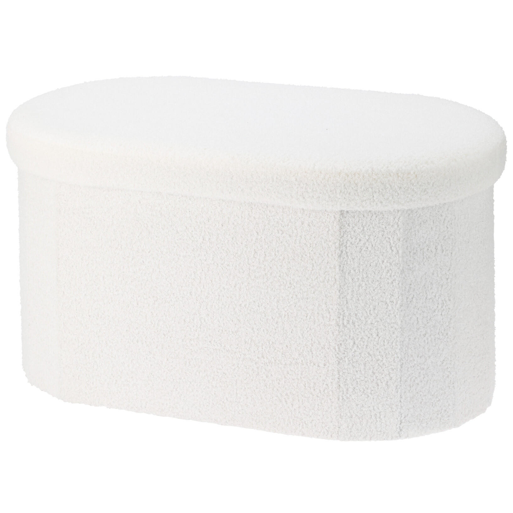 Home Styling Collection Sitzwürfel Weiß 39.5x39x71 cm