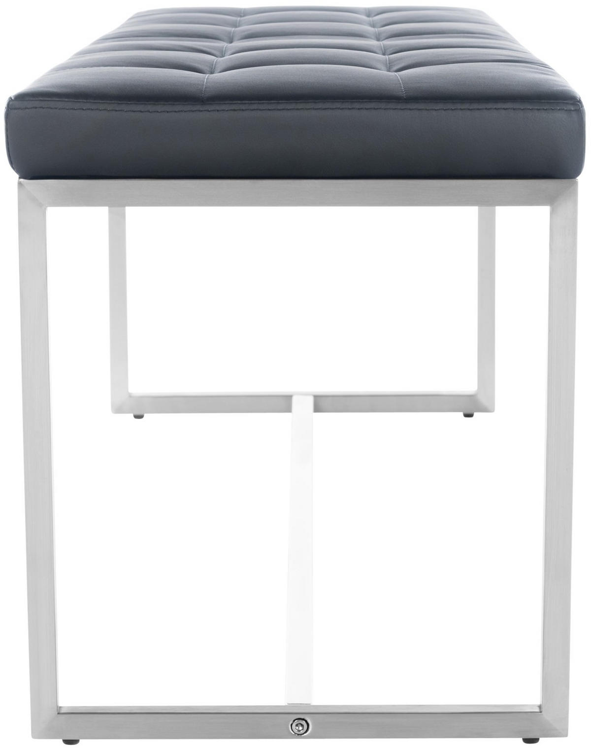 SITZBANK Puebla Kunstleder Schwarz - Schwarz, Leder (100/48/40cm) - DELUKE