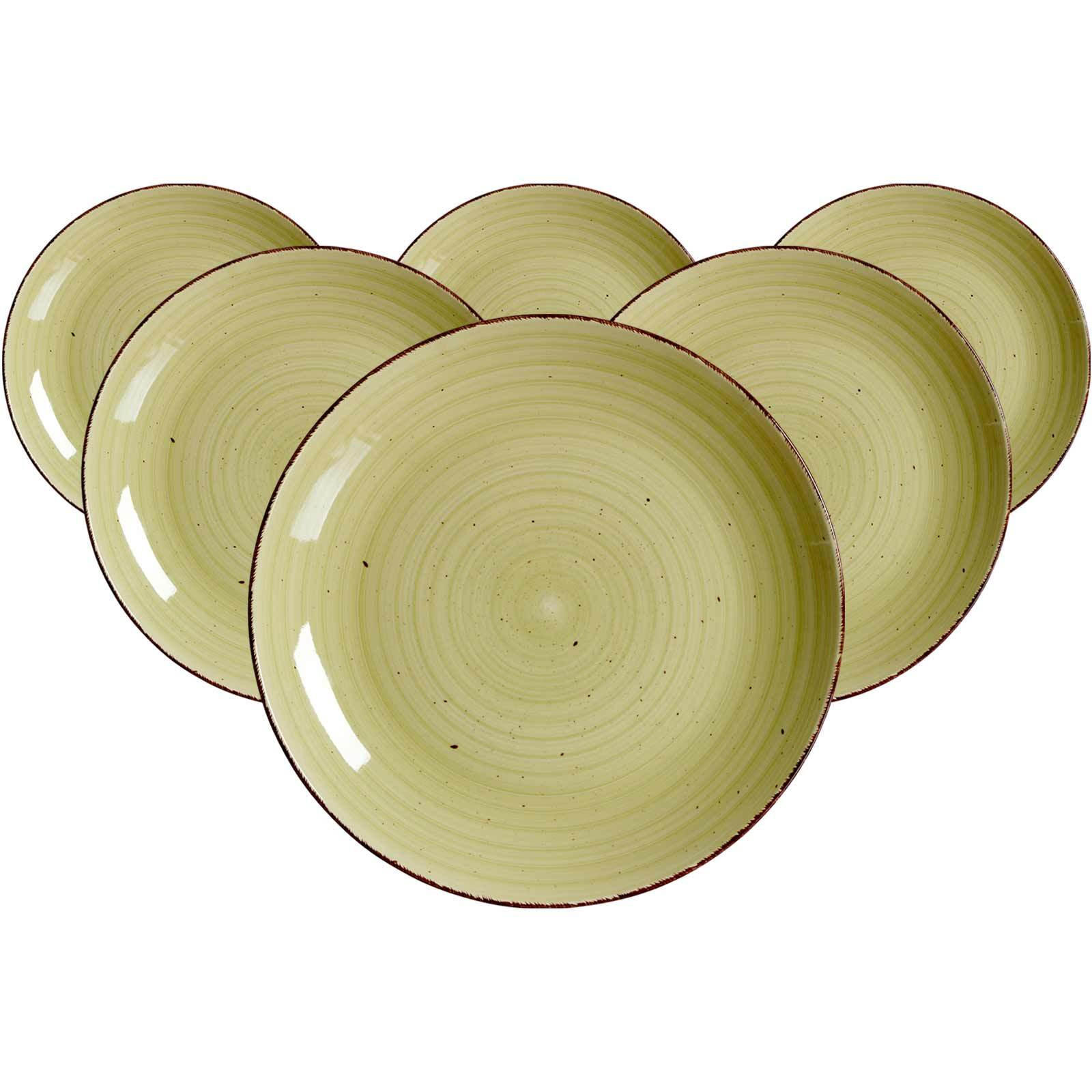 SPEISETELLER Happy grün ø 27 cm 6er Set - Grün, Keramik (27cm) - Ritzenhoff Breker