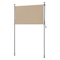 AUSSENROLLO Cimarra - Sandfarben, Textil/Metall (200/270cm) - pro.tec