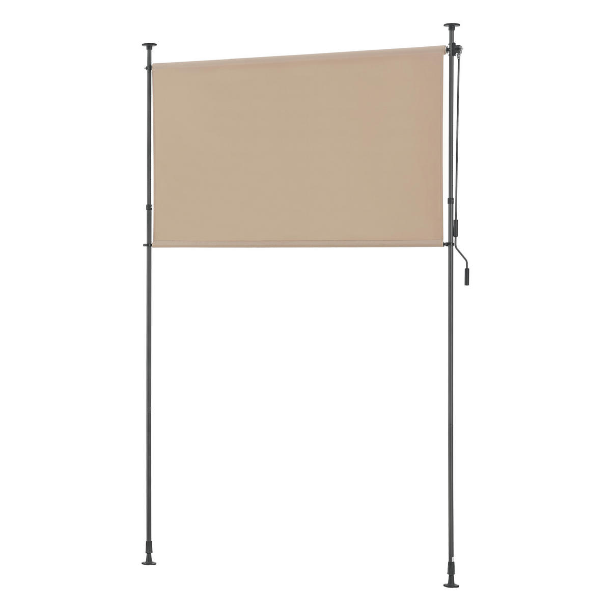 AUSSENROLLO Cimarra - Sandfarben, Textil/Metall (200/270cm) - pro.tec