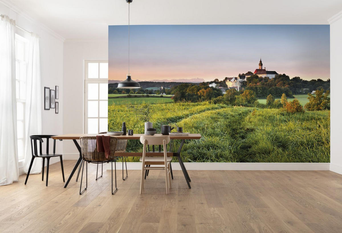 FOTOTAPETE Natur-motiv 450 x 280 cm - Grün, Papier (450/280cm) - Sanders & Sanders