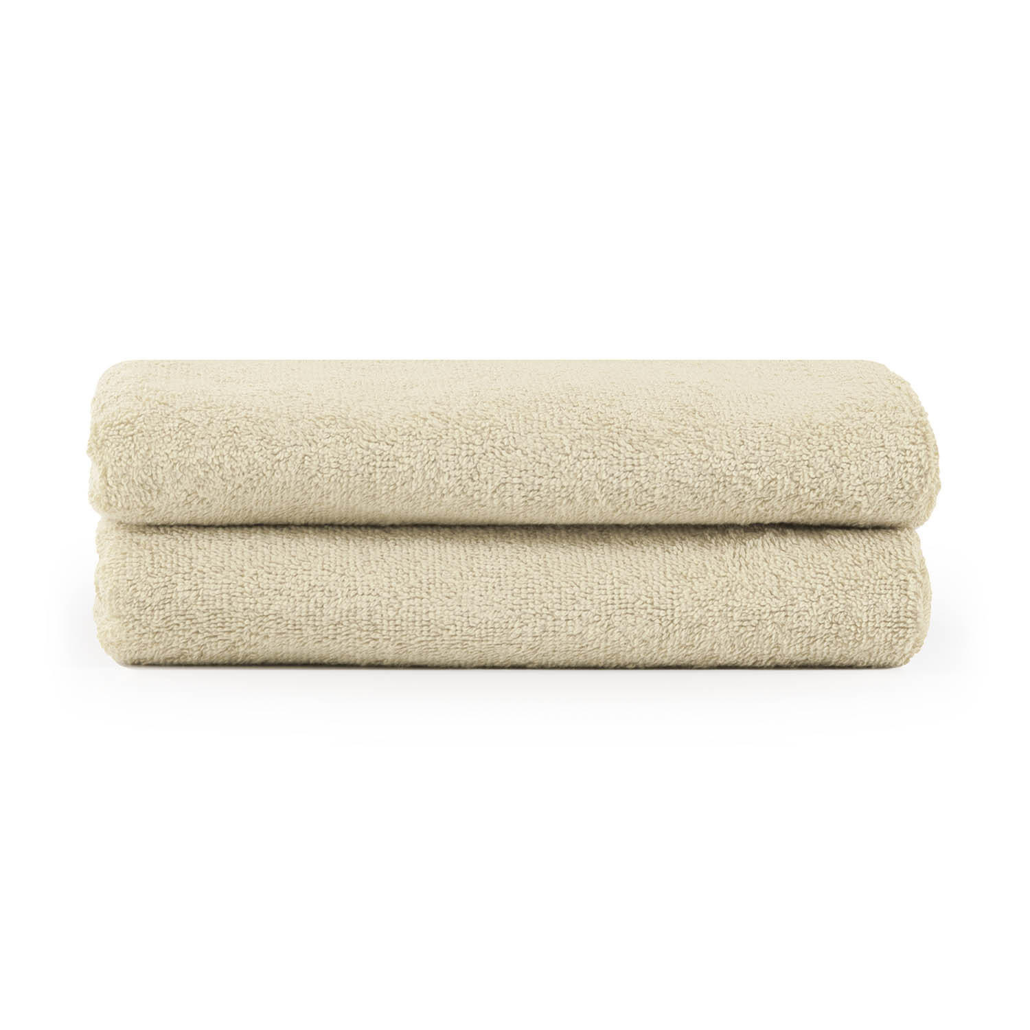 HANDTUCH 2er-Set, 2x Handtuch 50/100 cm, Sandfarben - Sandfarben, Textil (50/100cm) - Blumtal