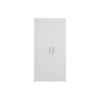 BADSCHRANK - 91.7 cm x 41.3 cm - Holz, Platte - Naturfarben Hell, Weiß - ERKANO - Naturfarben/Weiß, Holz (91.7/184.4/41.3cm) - Vente-Unique