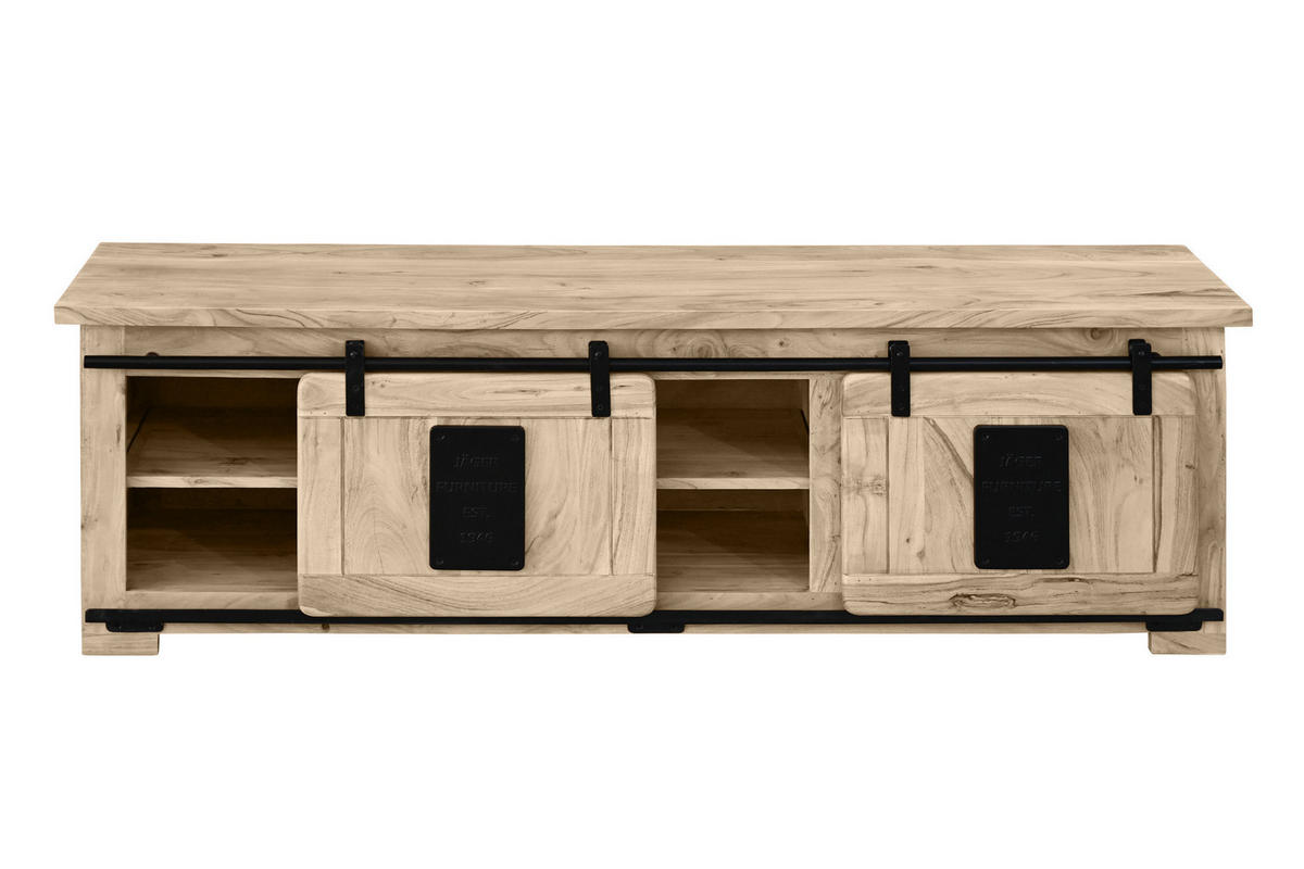 LOWBOARD LIBRO - Beige, Holz (160/50/45cm) - SAM