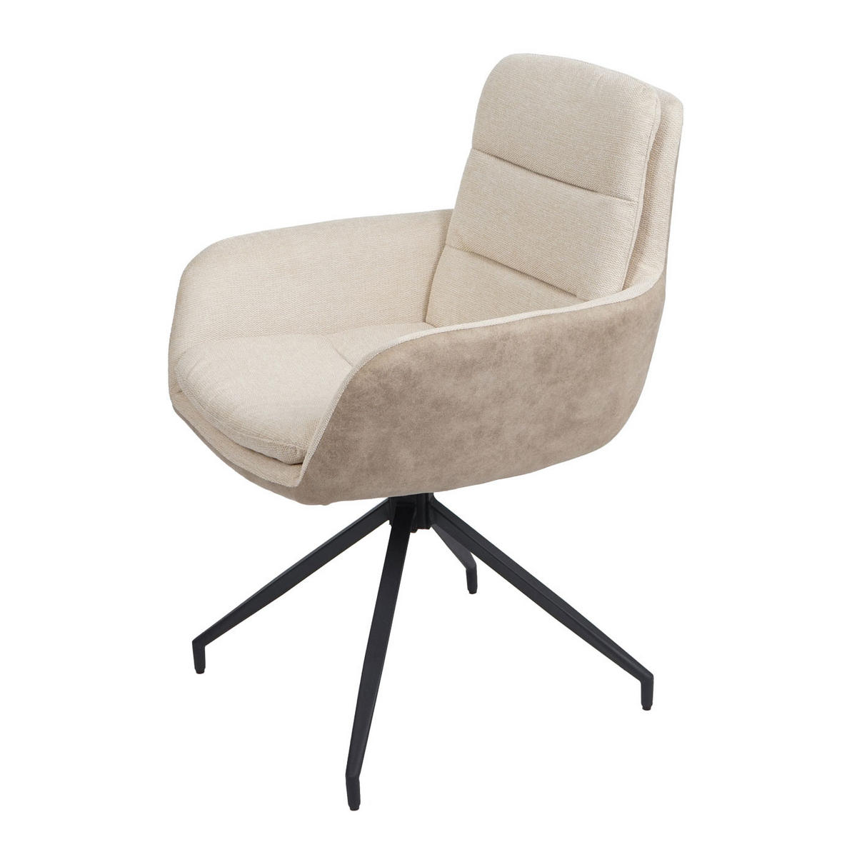 ESSZIMMERSTUHL Cremeweiß - Weiß, Textil (60/89/54cm) - MCW