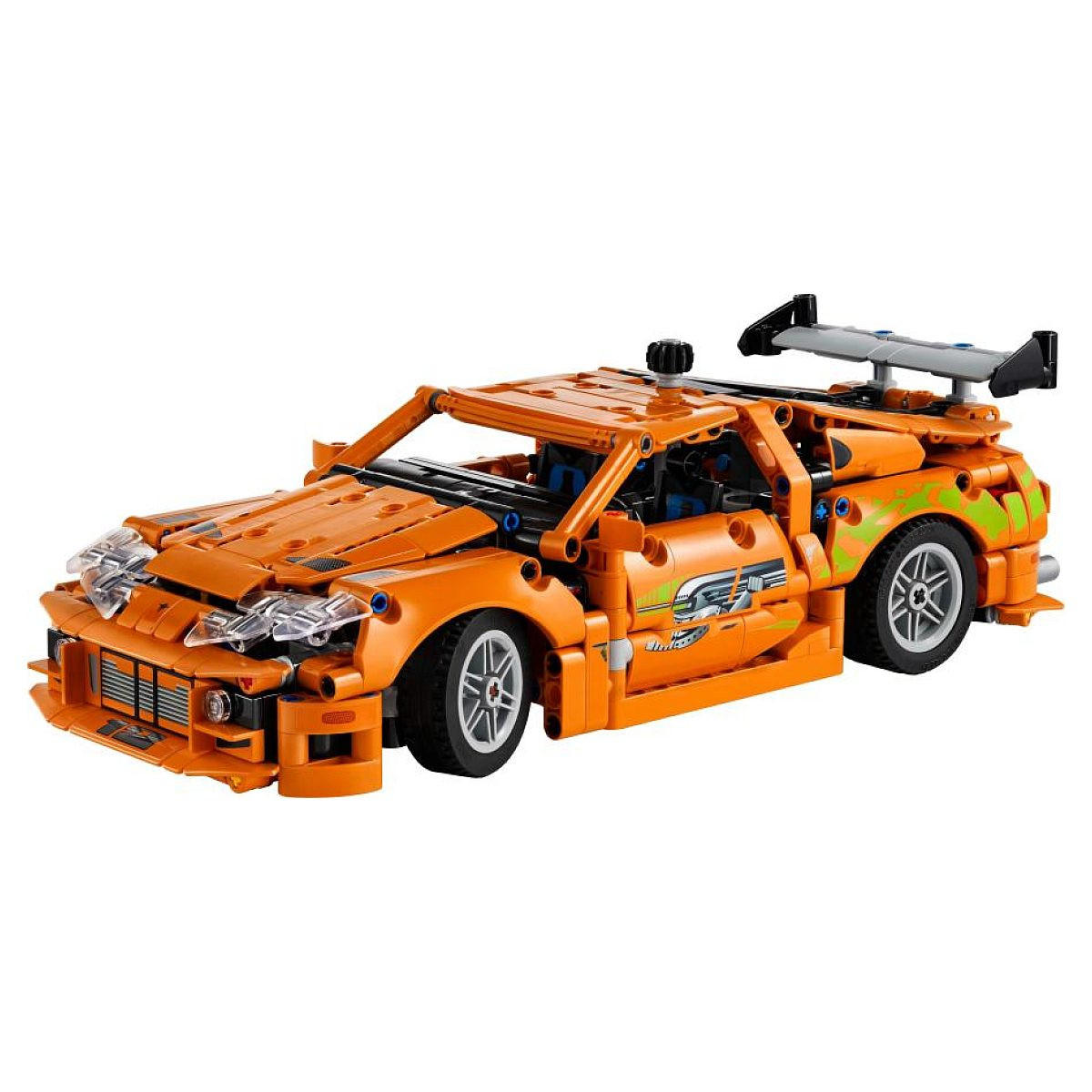 KLEMMBAUSTEINE Schneller und wütender Toyota Supra Mk4 Speed Champion - Rot, Kunststoff (7/26/38cm) - Lego