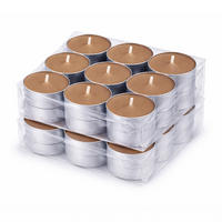 TEELICHT mit Duft - Lebkuchen - 36er Pack - Cappuccino, Naturmaterialien (4/1.5/4cm) - HS Candle