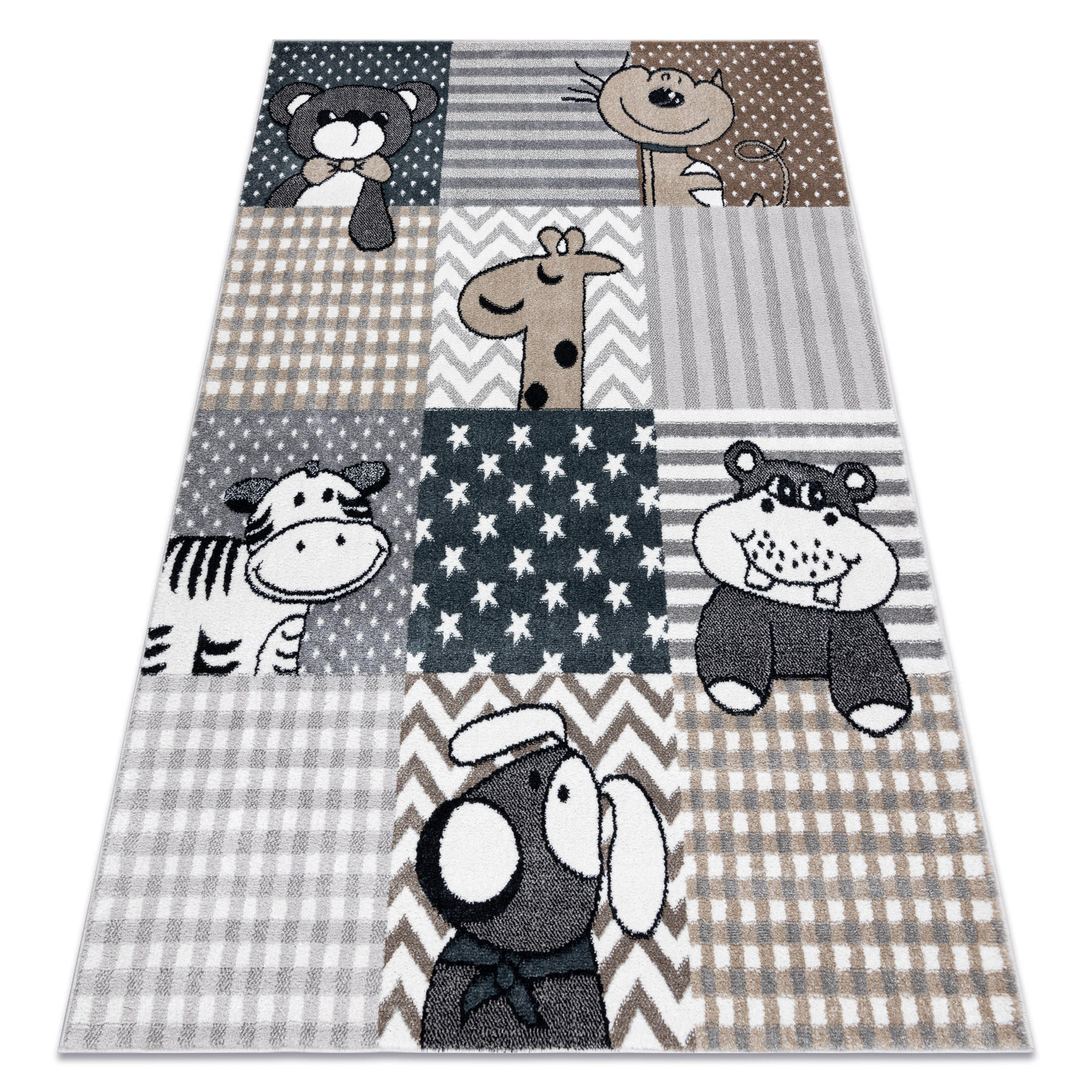 rugsX Teppich Grau 240x330 cm