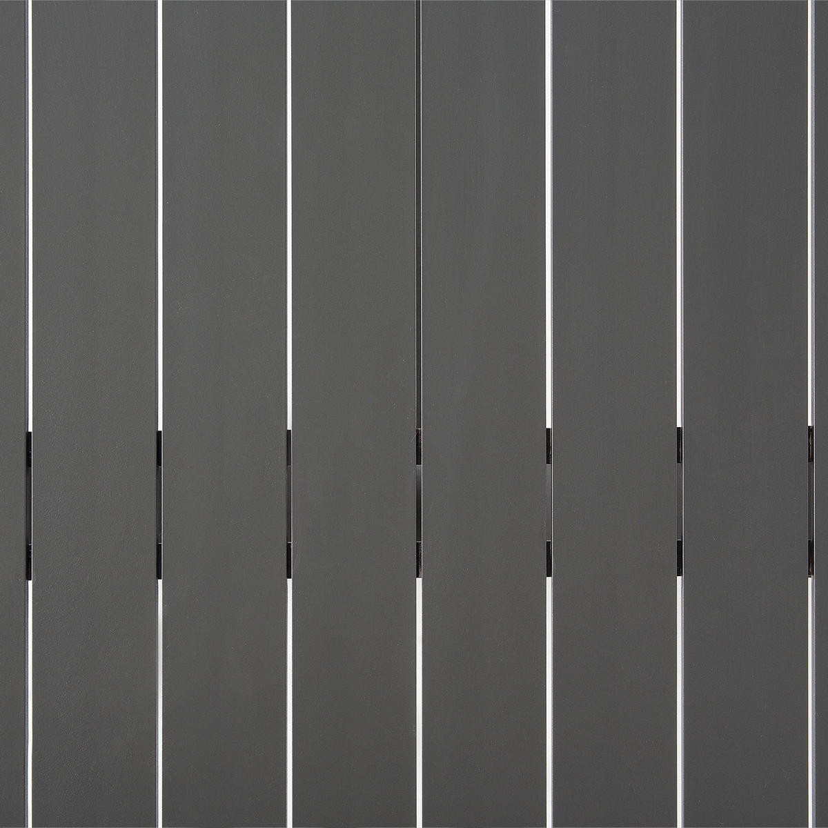 GARTENTISCH Aluminium grau 200/105 cm Cascais - Grau, Metall (200/105/74cm) - Beliani