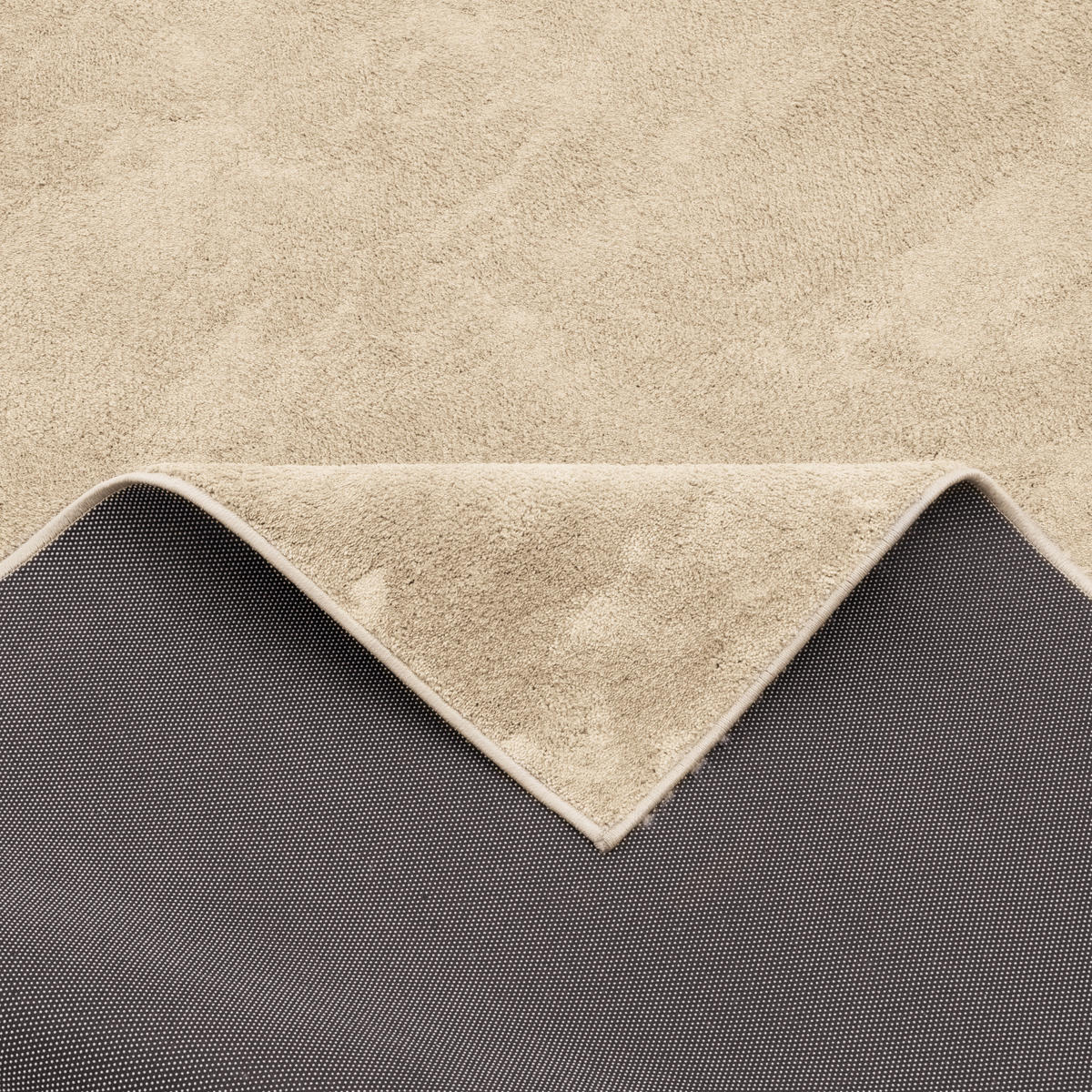 LUXUS SUPER SOFT HOCHFLOR LANGFLOR TEPPICH LÄUFER DELUXE - Beige, Textil (80/240cm) - Snapstyle