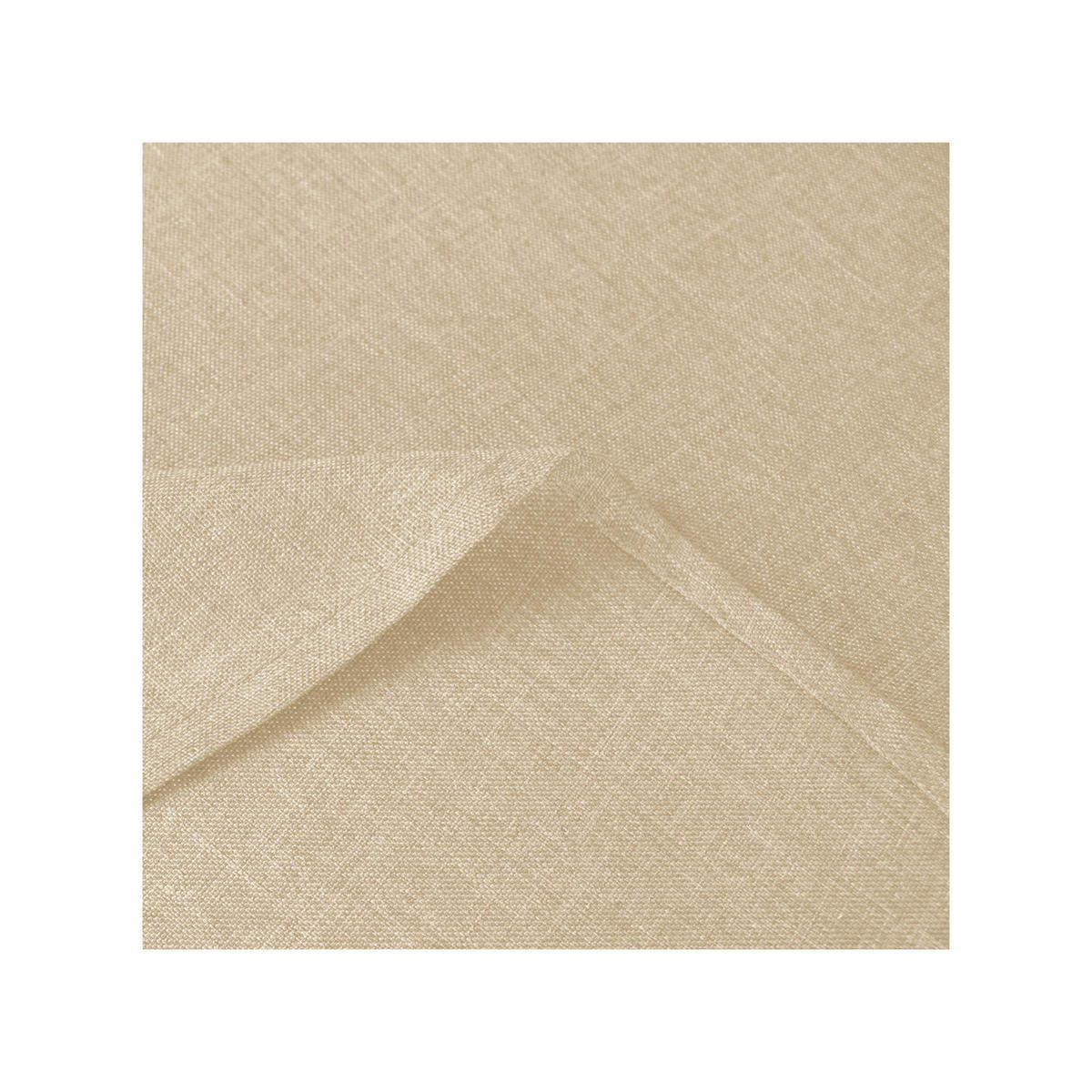 TISCHDECKE Leinenoptik 135/180 cm oval Ecru - Ecru, Textil (135/180cm) - TiborTex